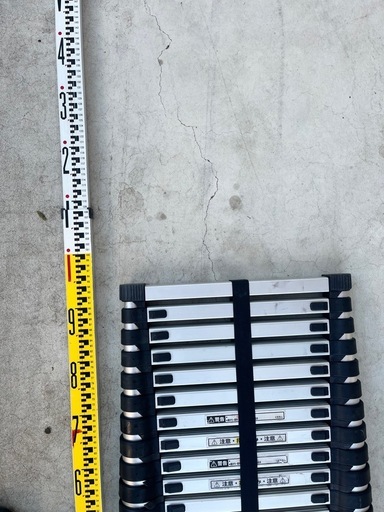 伸縮はしご◆アルミはしご◆95cm→3.8m