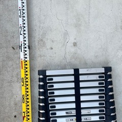 伸縮はしご◆アルミはしご◆95cm→3.8mの画像