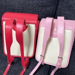 ランドセル　赤　ピンク　おもちゃ　セットの画像