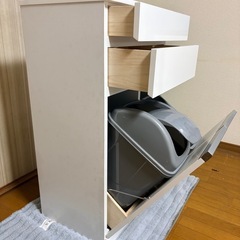 引き出しゴミ箱付きの画像