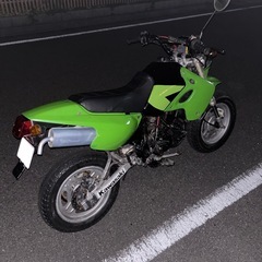 【不動】カワサキ KSR-1 KSR50 レストアベース  新品パーツ多数 引き取り限定 愛知 原付 オフロードバイク オフ車 2スト MT原付の画像