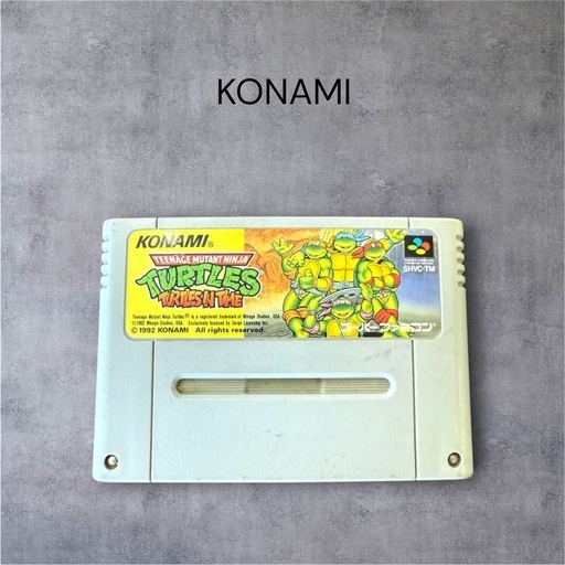 【レア】SFC TMNT タートルズインタイム スーパーファミコン ソフト