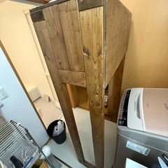 洗濯機上用棚（手作り）の画像