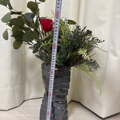 造花　花瓶　セットの画像