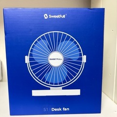 新品 卓上扇風機の画像