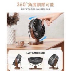新品 卓上扇風機の画像