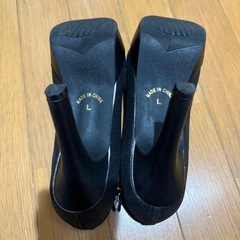 アタガール　パンプス　キラキラ　ブラックの画像