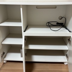 【5/19までに引き取り可能な方】キッチンラック 食器棚 (おまけ付き)の画像
