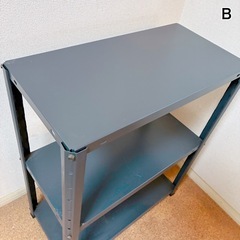 スチールラック ３段 W60×D30×H75cm [B] 2の画像