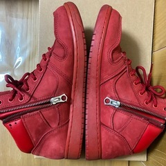 VANS バンズ　26.5  レッド ハイカットスニーカー　V2552Z 靴　スニーカーの画像