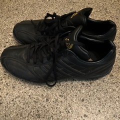 adidas 野球スパイクシューズ 黒 25.5㎝の画像