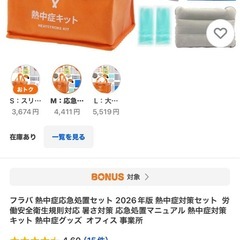 ⭕️熱中症応急処置セット⭕️の画像