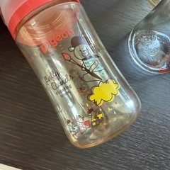 Pigeon哺乳瓶のと乳首のセットの画像