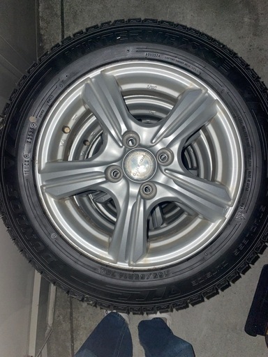 14インチ スタッドレス4本セット DUNLOP WINTER MAXX ホイール付き
