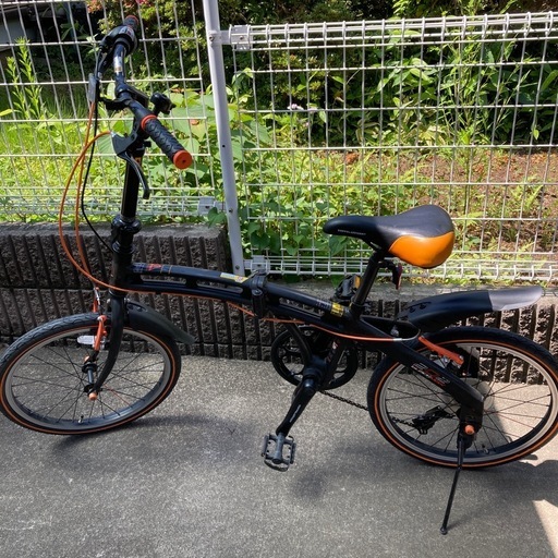 折りたたみ自転車　DOPPELGANGER　20インチ　ブラック DOPPELGÄNGER ドッペルギャンガー 20インチ アルミフレーム 折りたたみ