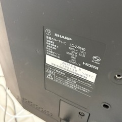 SHARP テレビの画像
