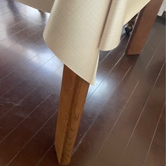 木製ダイニングテーブル150×90の画像