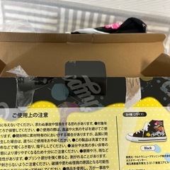 新品！チュッパチャプススニーカー　26センチ　黒の画像