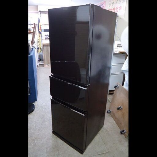 札幌配送可☆三菱◇3ドア冷凍冷蔵庫◇自動製氷◇272L◇MR-CX27E-BR 