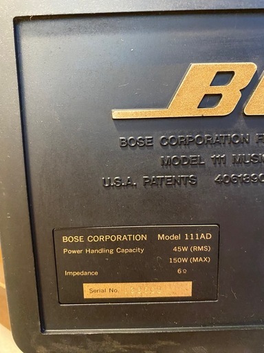 BOSE ボーズ　スピーカー　111 2個　天吊金具2個付き