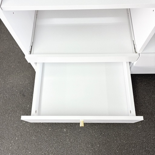 ドリーム池田】◎ジモティ割7%◎引き出し付きレンジ台ラック【52524
