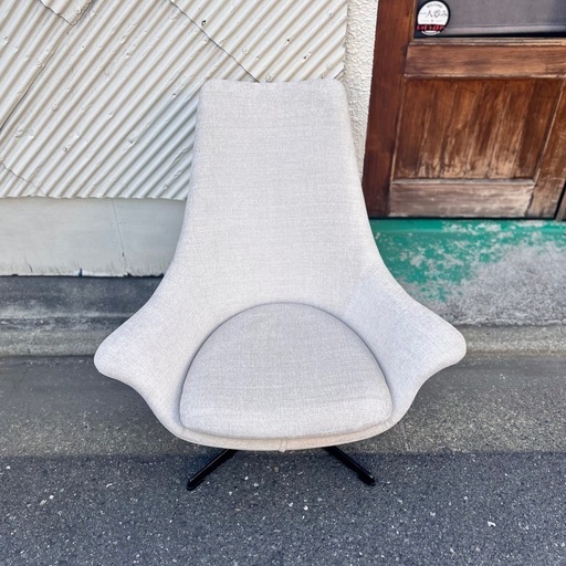 《売約済》中村工芸 nakamura N734-01 ラウンジチェア パーソナルチェア ハイバック 回転椅子 デザイナーズ家具 1人掛