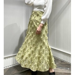 CELFORD　フリンジレースマーメイドスカートの画像
