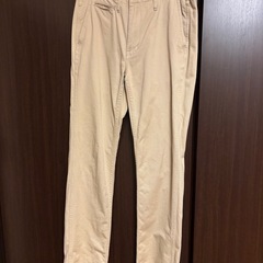 GUストレートチノパンツ ウエスト76cm の画像