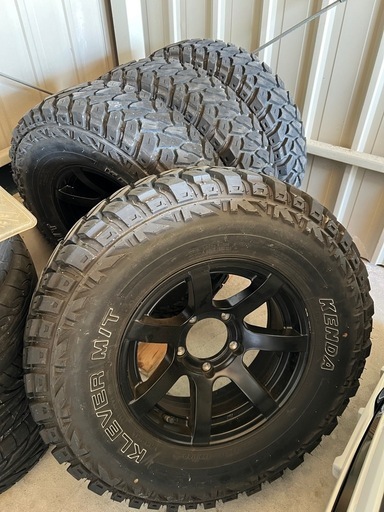 ジムニー JB23 オリジン ホイール タイヤ 4本セット バリ山