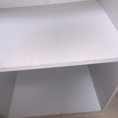 白色 3段収納棚 ラック 約45×30×105cmの画像
