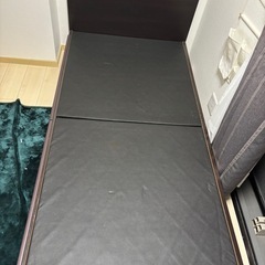 シングルベッドフレーム　マットレス付きの画像