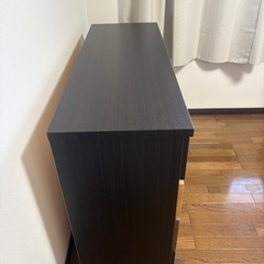 ニトリ おしゃれなローチェスト 北欧風 美品の画像