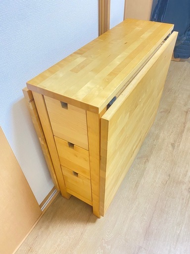 イケアIKEAゲートレッグテーブルNORDEN (nachi) 糸満のテーブルの中古