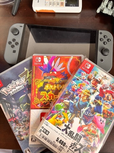 Switch本体+ソフト3本 Nintendo Switch本体 ソフト3本 値下げ交渉⭕️