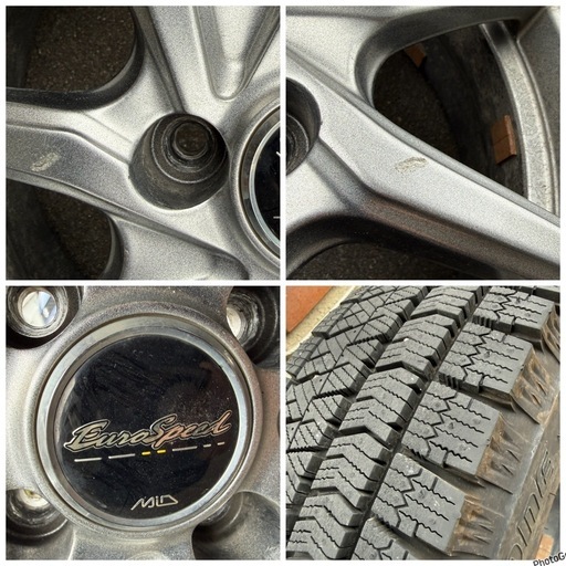 2025年　スタッドレス　175/65R15  VRX2 ブリヂストン　スタッドレス　ユーロスピード