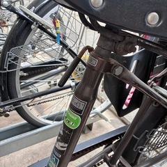 子供の乗せ自転車の画像