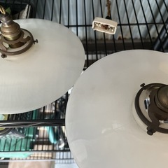 レトロ　照明器具2台の画像