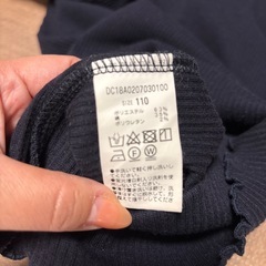 ネイビーワンピース 110サイズの画像