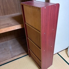 カラーボックス４段の画像