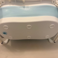 折りたたみベビーバス　　ネット付きの画像