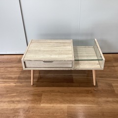 センターテーブル【町田市再生家具】　260432の画像