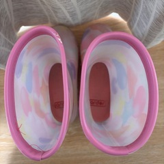 光る長靴　19cmの画像