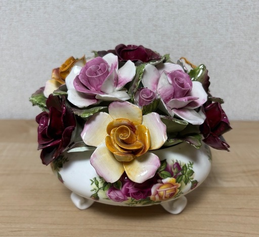 希少ロイヤルアルバート12本のバラ陶花 (のだん) 首里のその他の中古