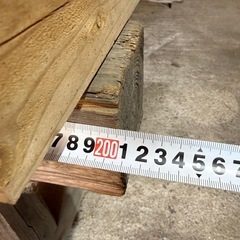 大型 木製作業台 DIY台 ウマ 作業馬 木工台 約200cm の画像