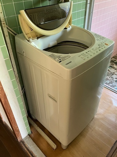 あげます！ジャンクかも？東芝電気洗濯機2012年製 (でぶねこれんちゃん