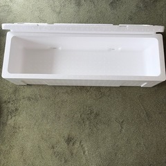 発泡スチロール　クーラーボックスの画像