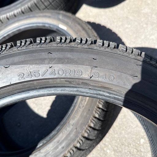 ⭐︎NANKANG スタットレス⭐︎245/40R19 4本　バリ溝！美品！
