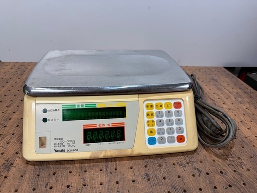 【別府市】大和製衡 ヤマト 個数計量はかり ECS-600 最大5kg 電気抵抗線式 