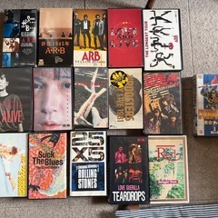 VHSテープセット 音楽ライブ　その他の画像