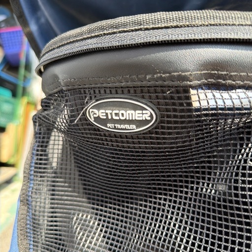 ○4432 ペットカート PETCOMER ペットトラベラー お散歩 ショッピング お出かけ 折りたたみ